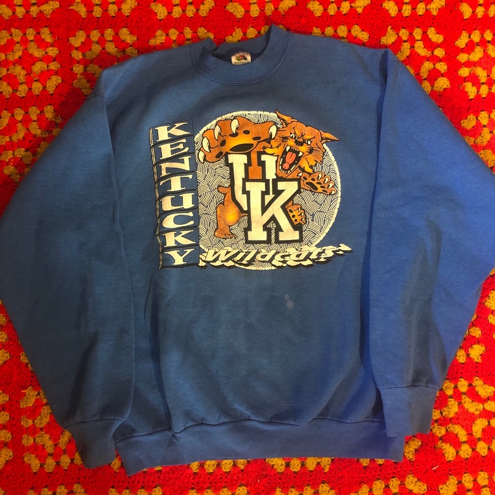 Vintage Kentucky wildcats pullover crew neck
